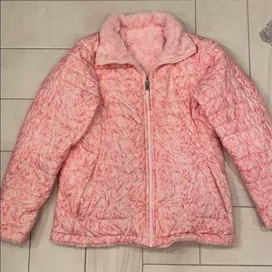 Girls North Face Reversible Winter Coat